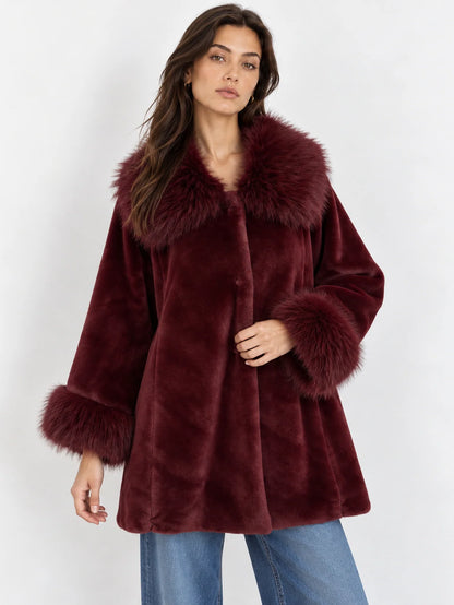 MONROE FAUX FUR COAT