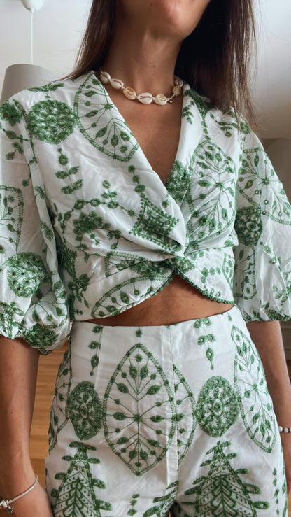 IBIZA | Set with embroidery