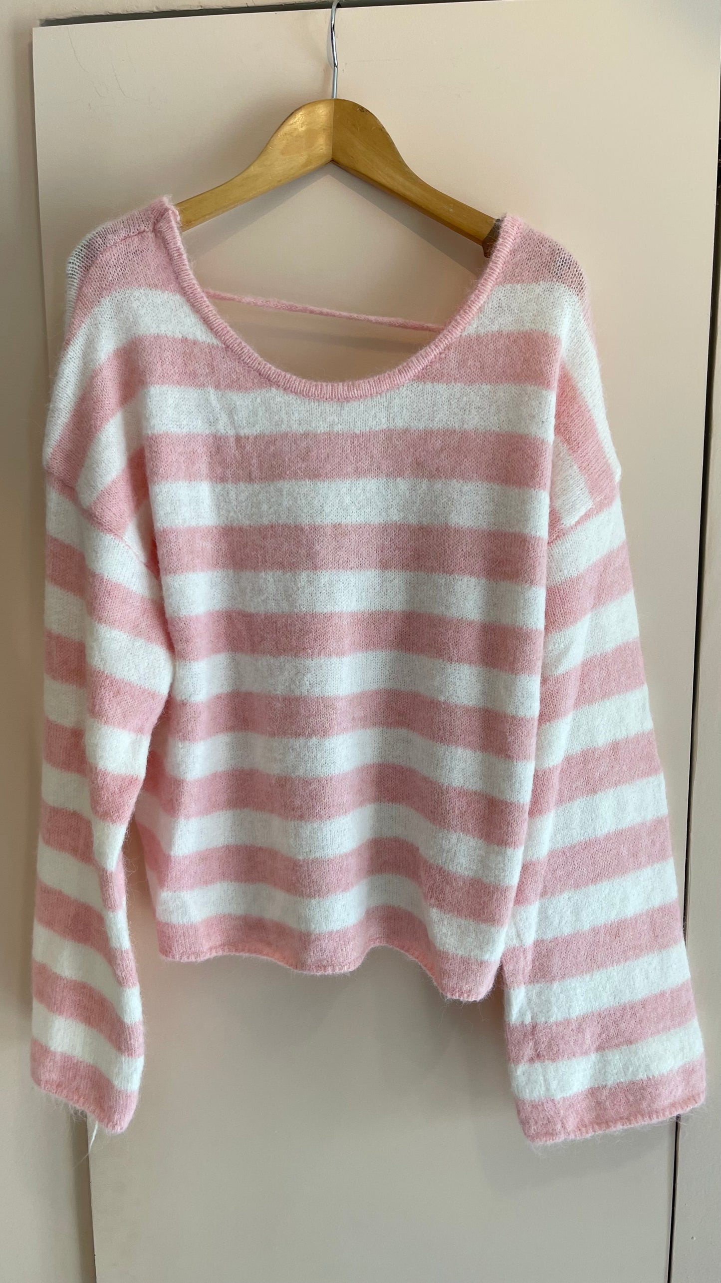 RAYAS | Striped knit open back