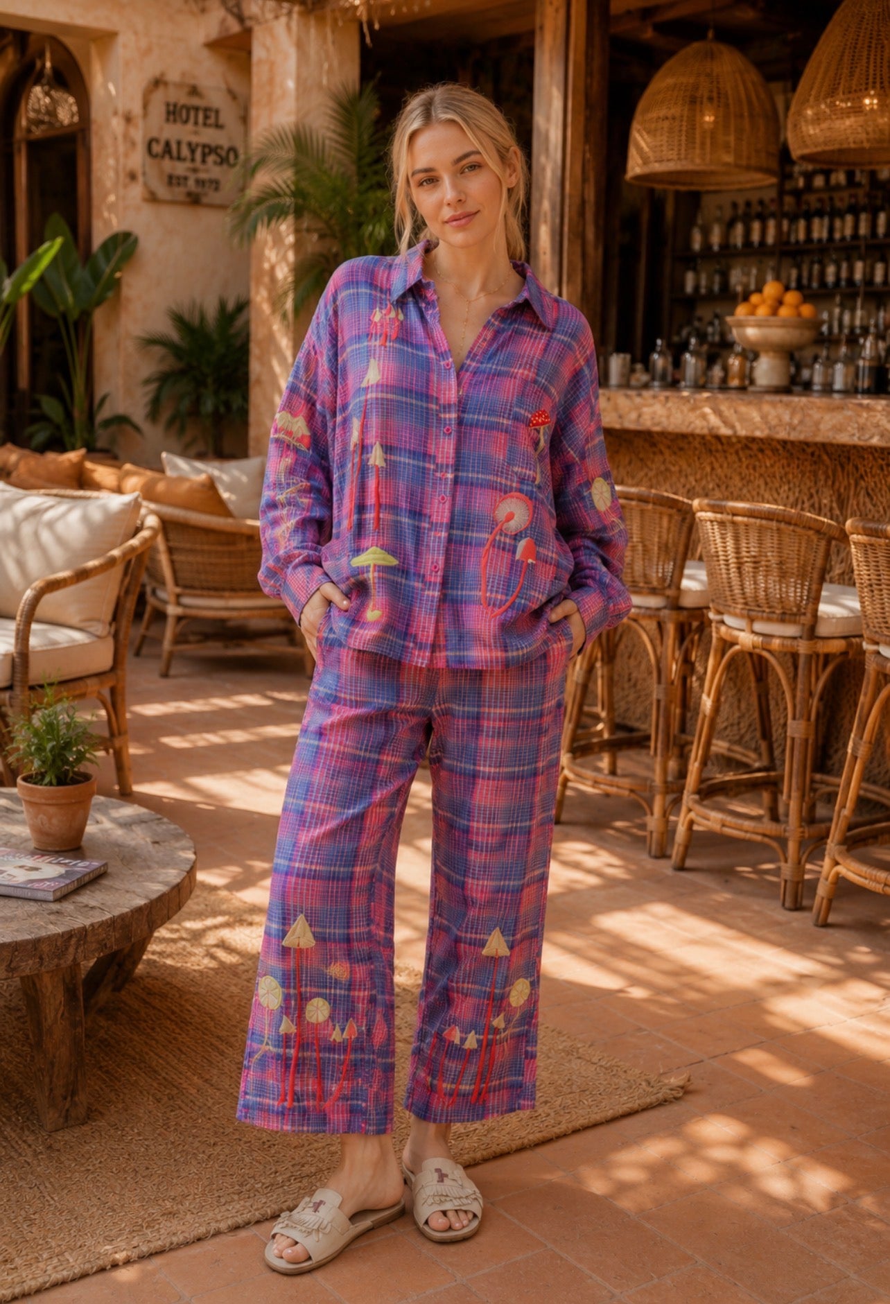 WILD MUSHROOMS PANTS