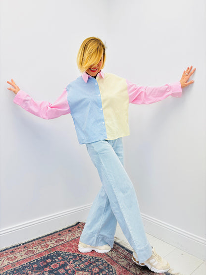 COLORBLOCK CANDY SHIRT