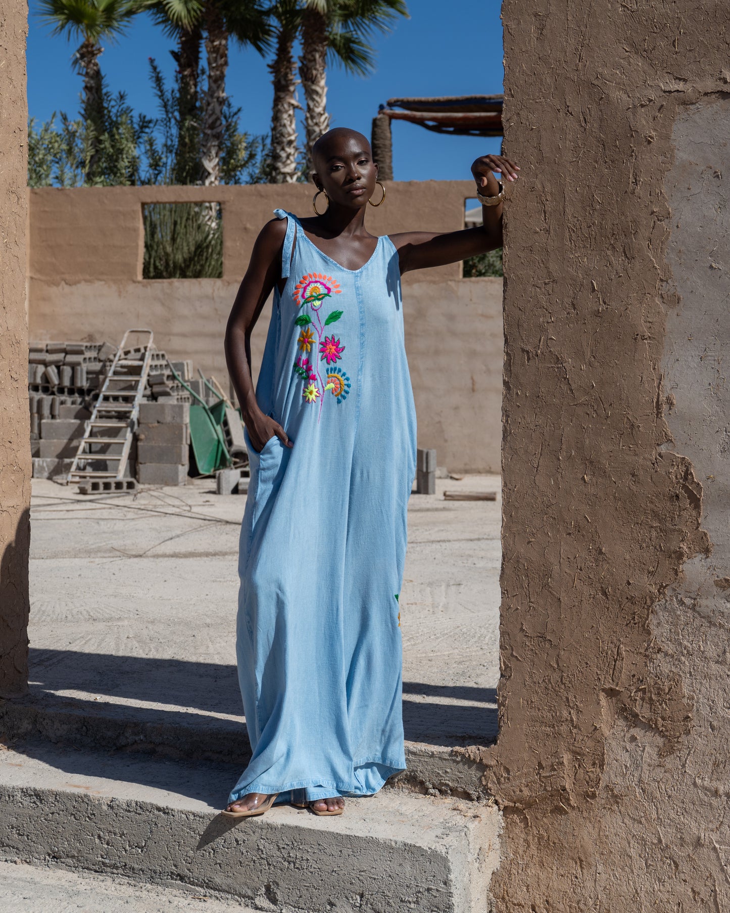 TULUM JUMPSUIT - LIGHT BLUE