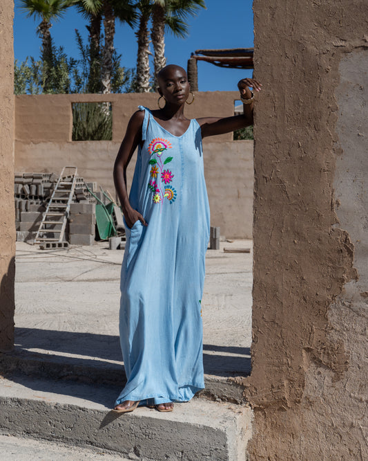 TULUM JUMPSUIT - LIGHT BLUE