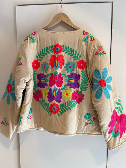 BOTICCELLI | Casaco com flores bordadas