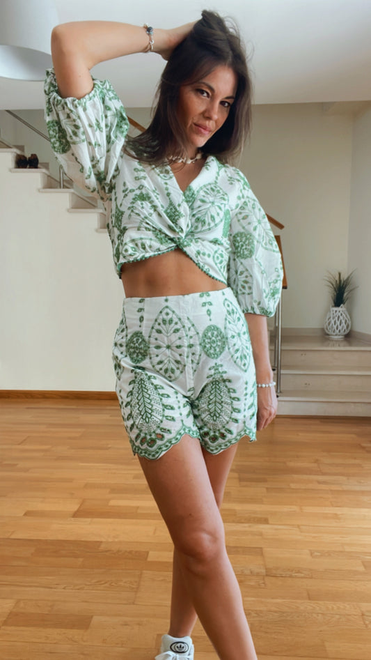 IBIZA | Set with embroidery