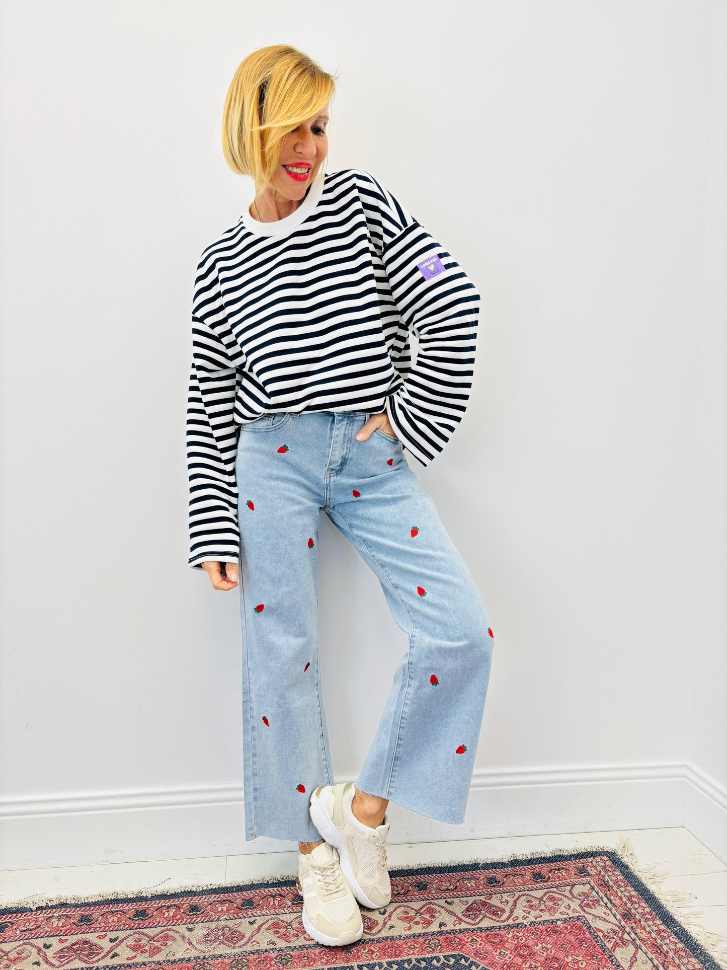 OCEAN STRIPES SWEATSHIRT