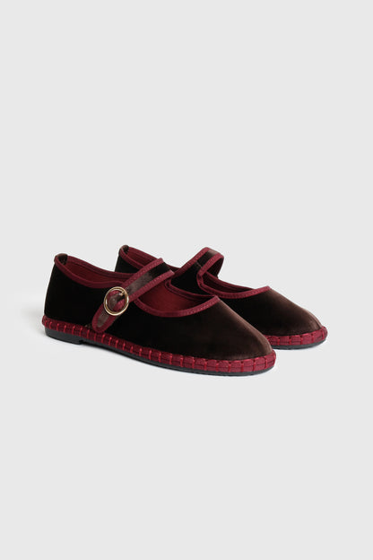 MARGOT VELVET FLATS