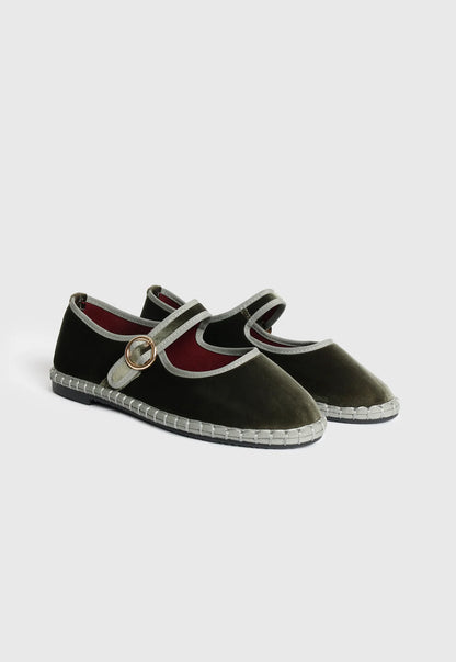 MARGOT VELVET FLATS