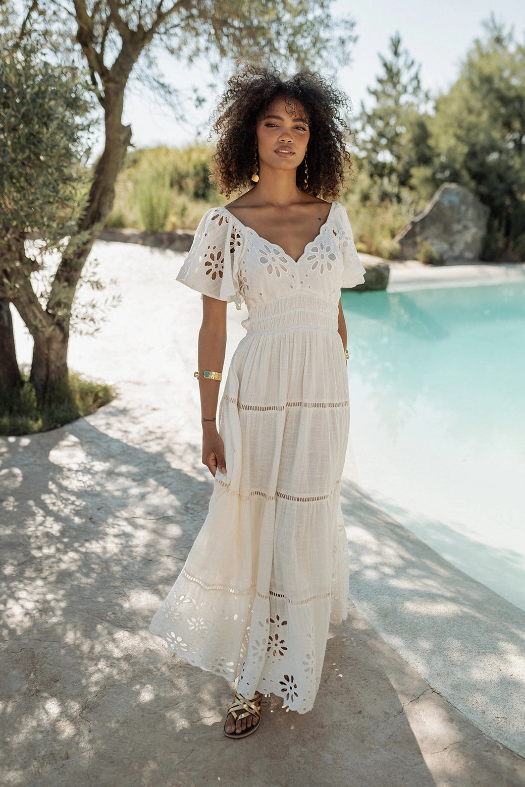 IVORY BLOOM DRESS