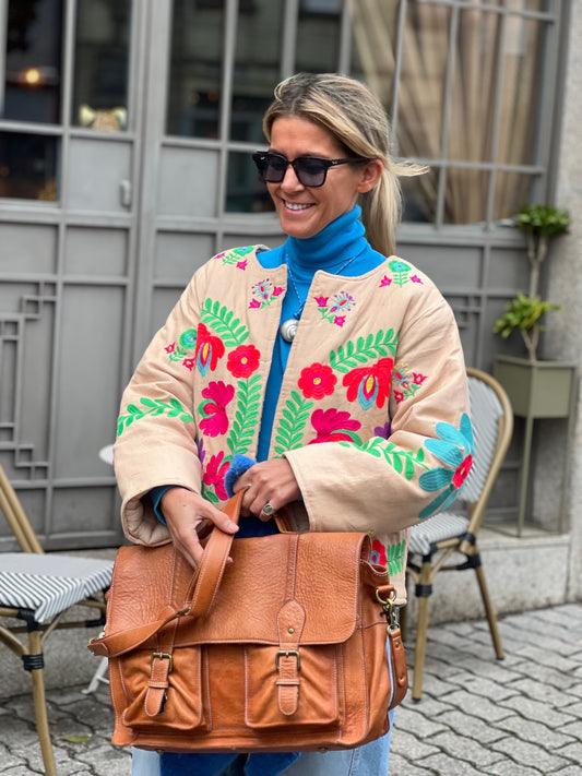 BOTICCELLI | Casaco com flores bordadas