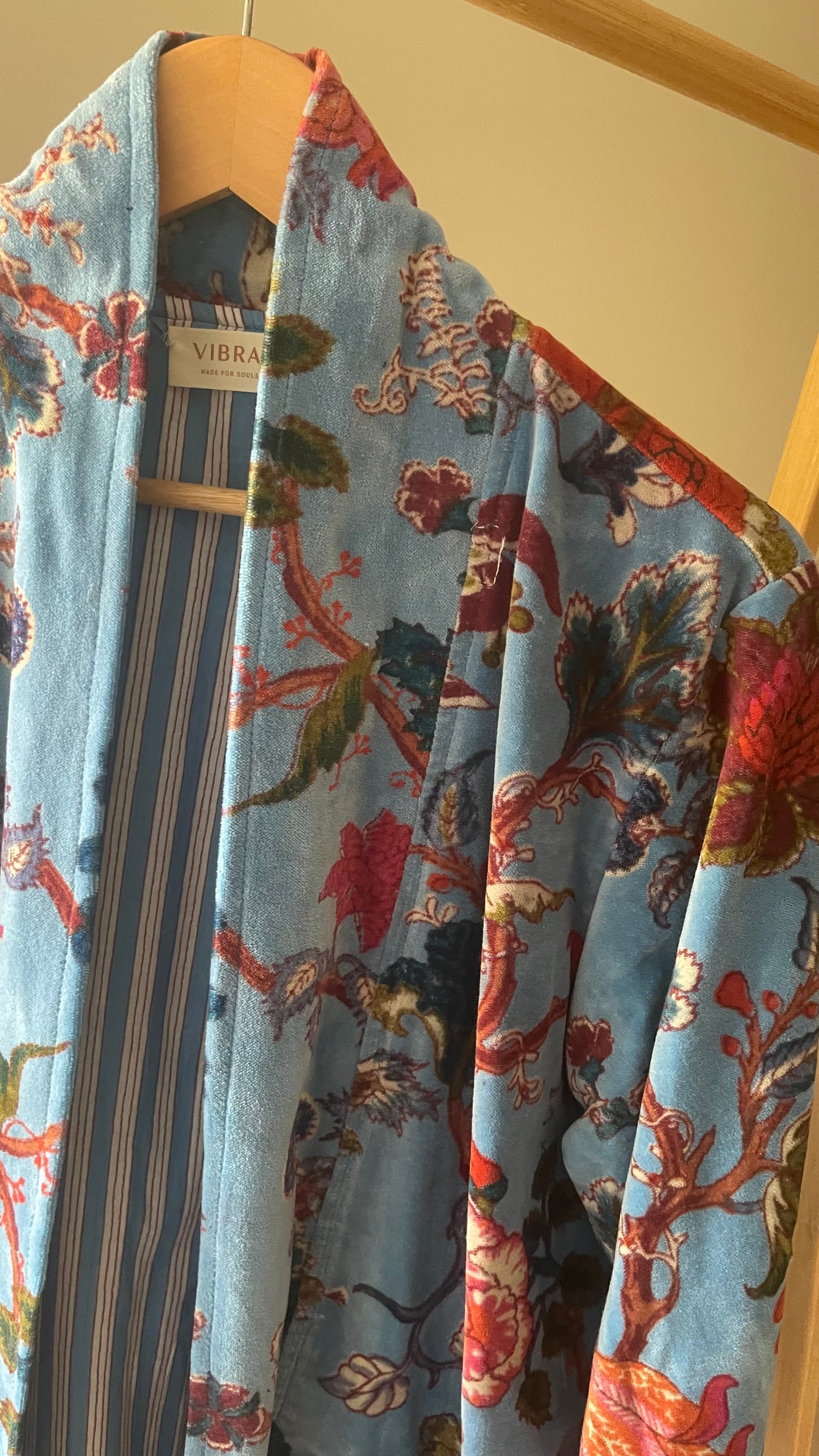 BLUE GARDEN KIMONO JACKET