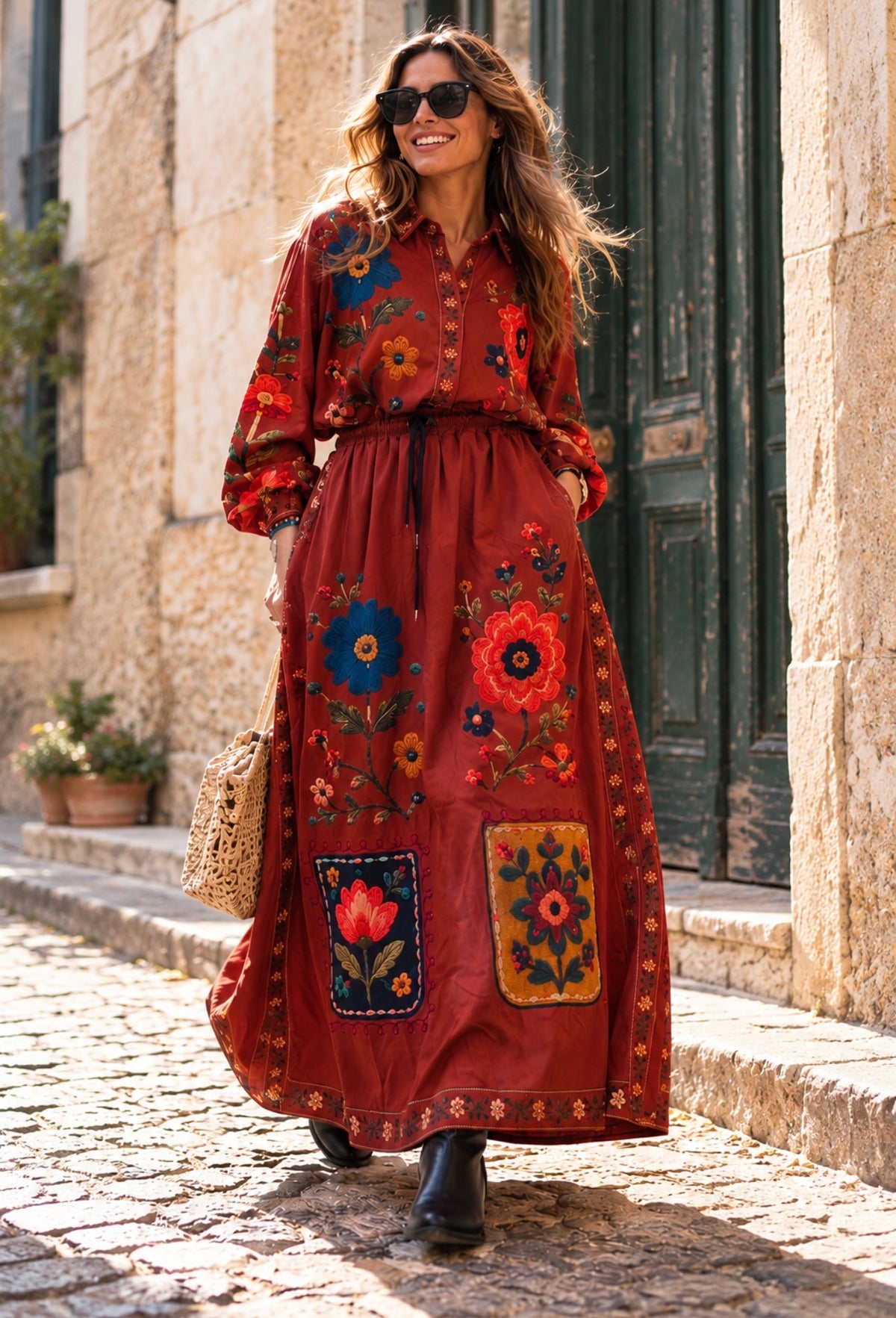 FOLK GARDEN SKIRT