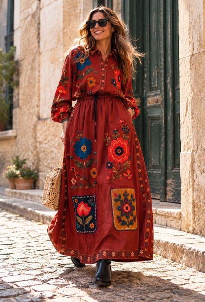 FOLK GARDEN SKIRT