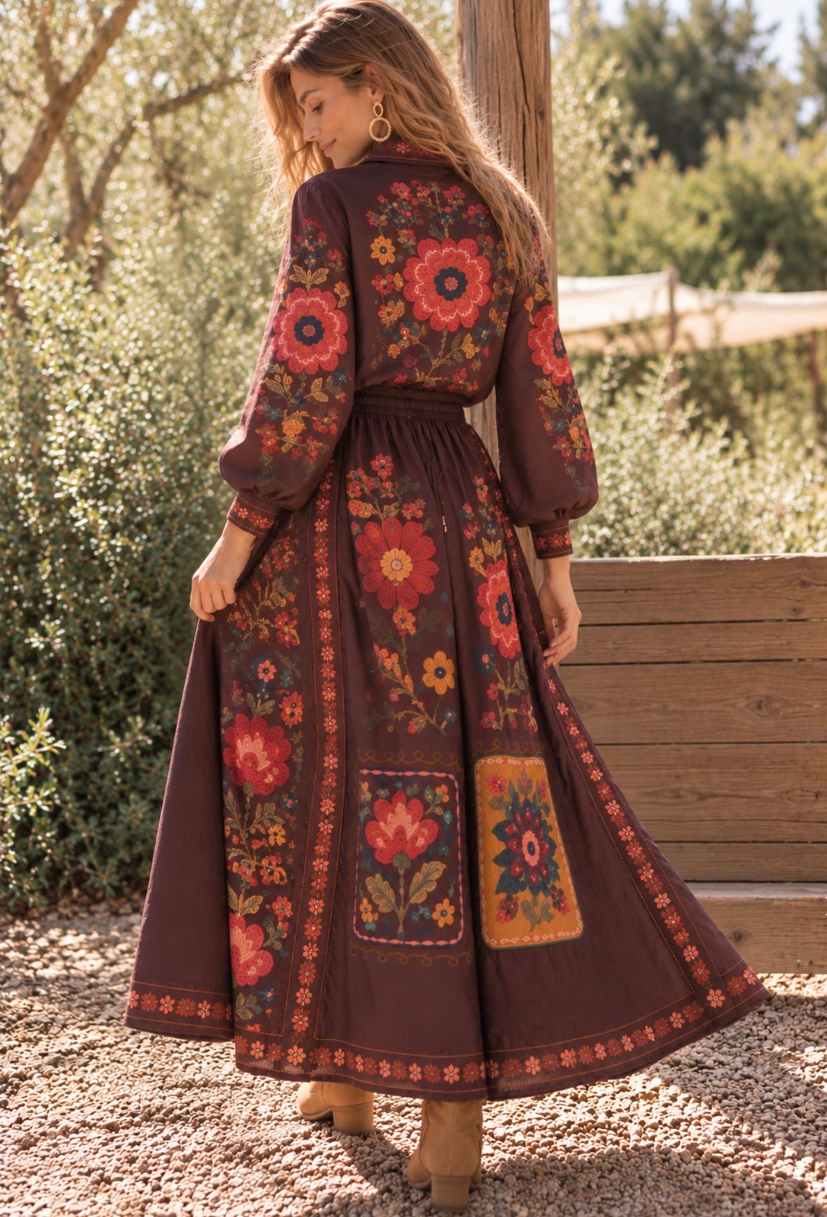 FOLK GARDEN SKIRT