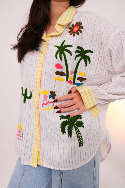 THE WANDERING EMBROIDERY SHIRT