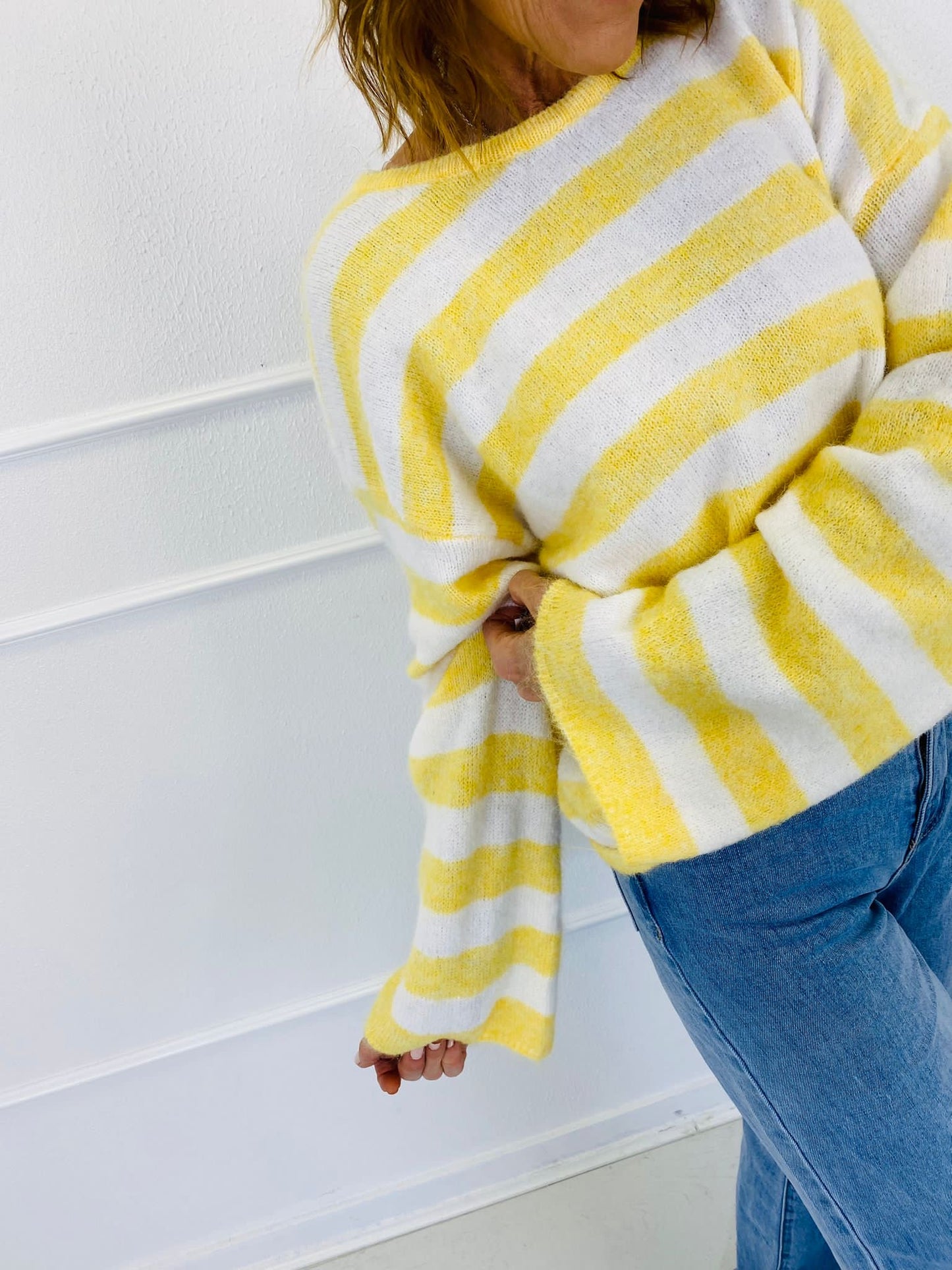 RAYAS | Striped knit open back