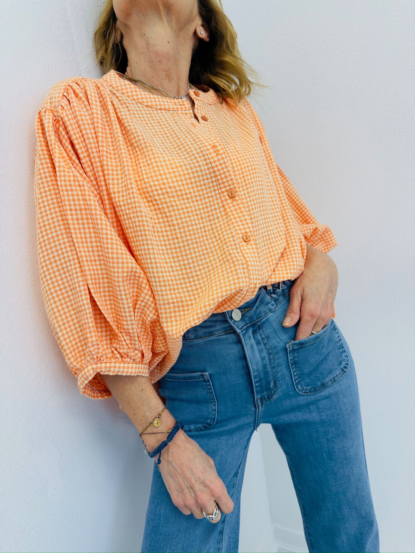 LARANJA LIMA | Camisa estampado vichy