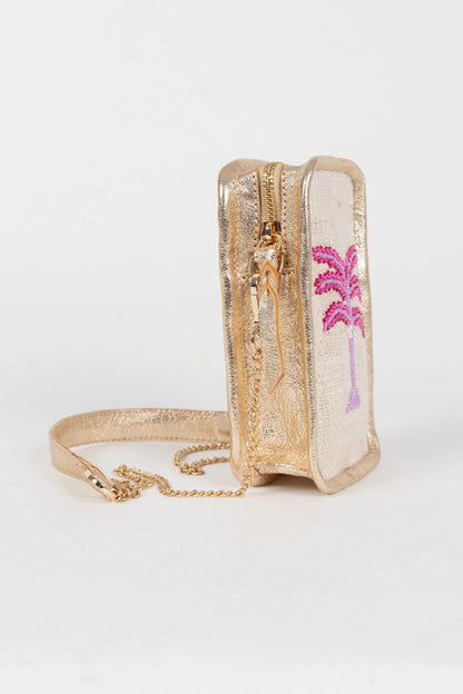 CROSSBODY PALMS - PINK