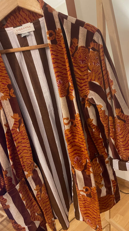 BROWN TIGER JACKET