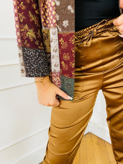CHICAGO | Pantalones cargo de satén