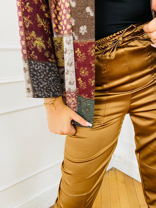 CHICAGO | Pantalones cargo de satén