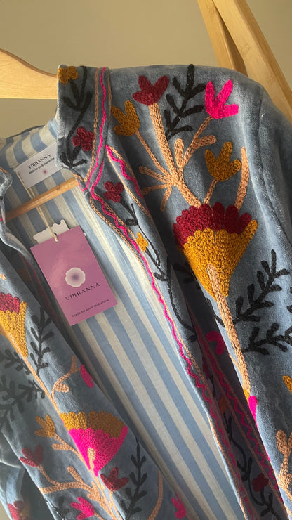 BLOOMING SKY EMBROIDERED JACKET
