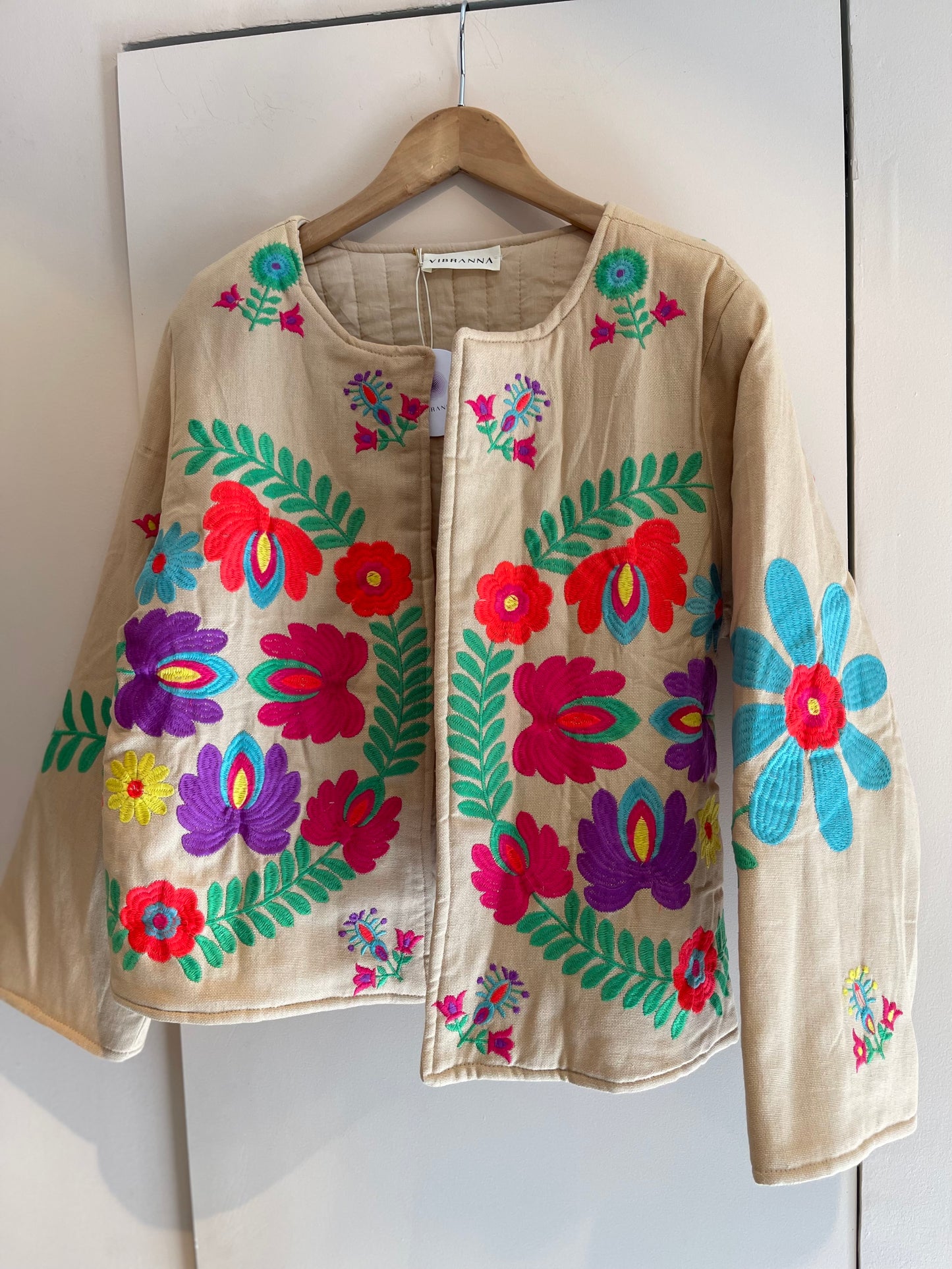 BOTICCELLI | Casaco com flores bordadas