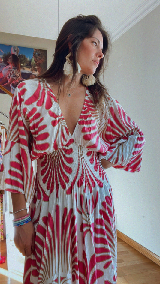 PALMA | Vestido largo estampado