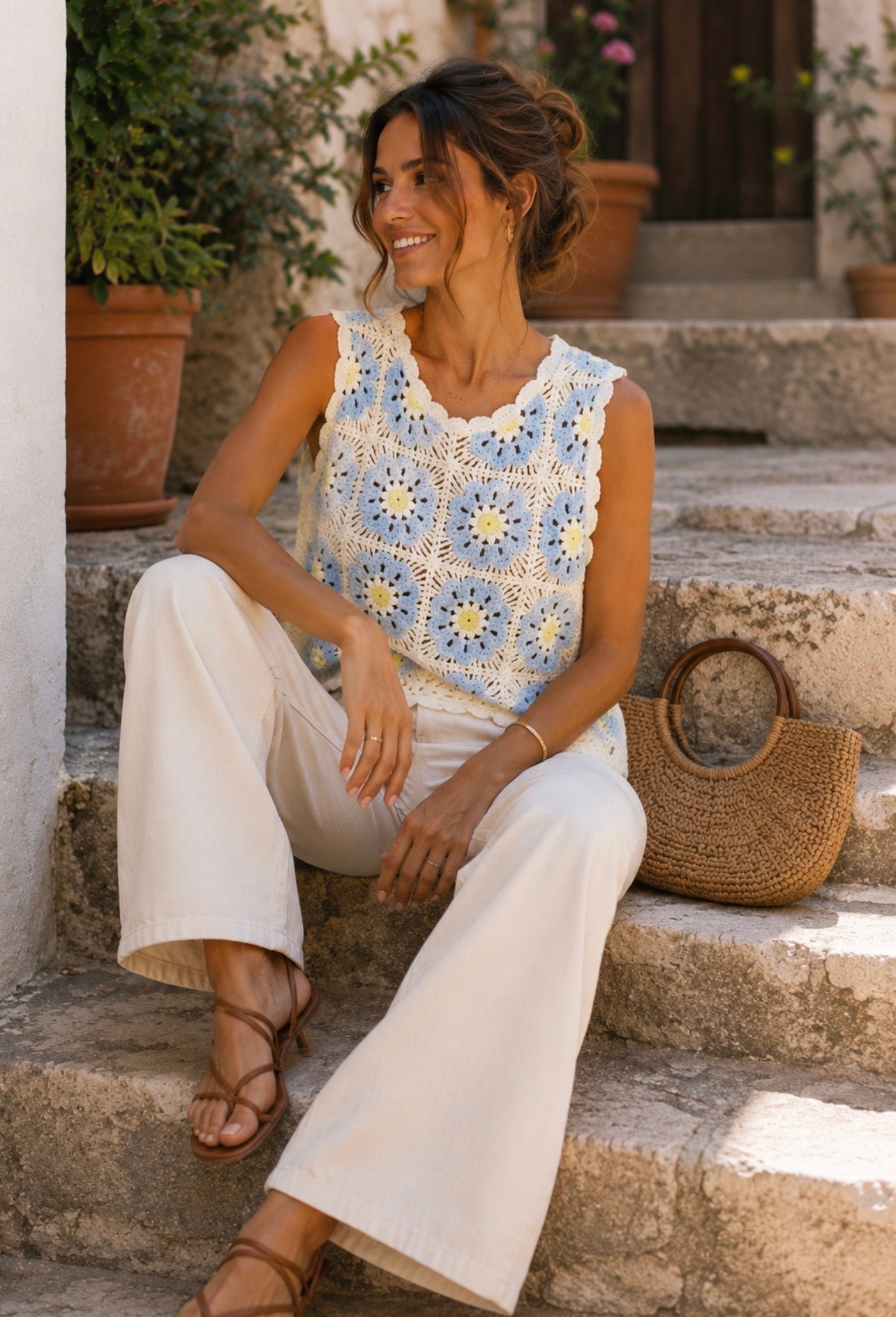 MARGARIDA | Top em crochet
