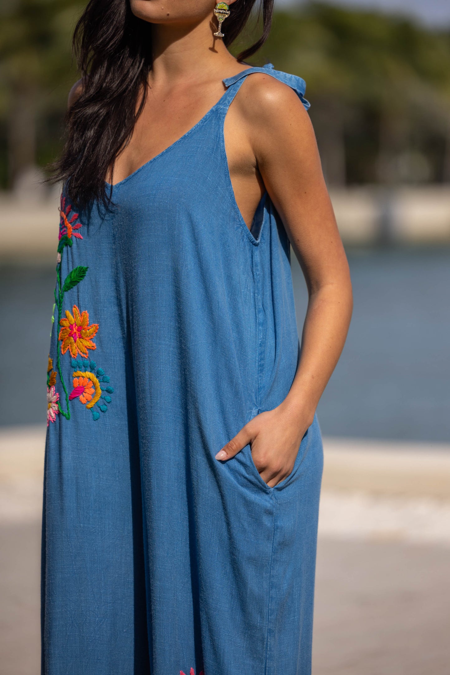 TULUM JUMPSUIT - INDIGO