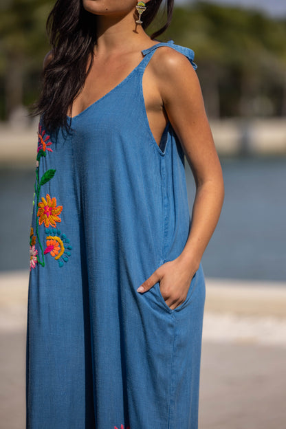 TULUM JUMPSUIT - INDIGO