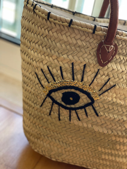 HAPPY | Straw bag