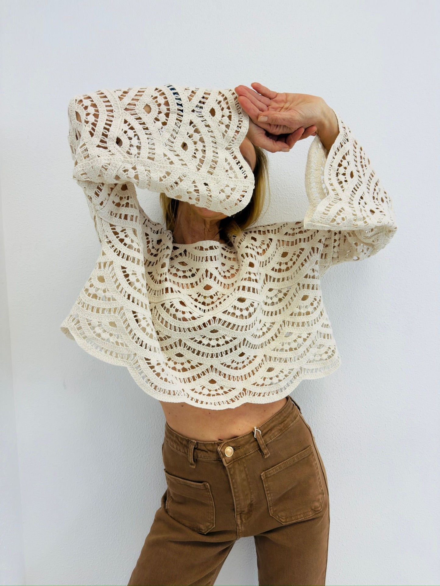 AURA | Blusa em crochet