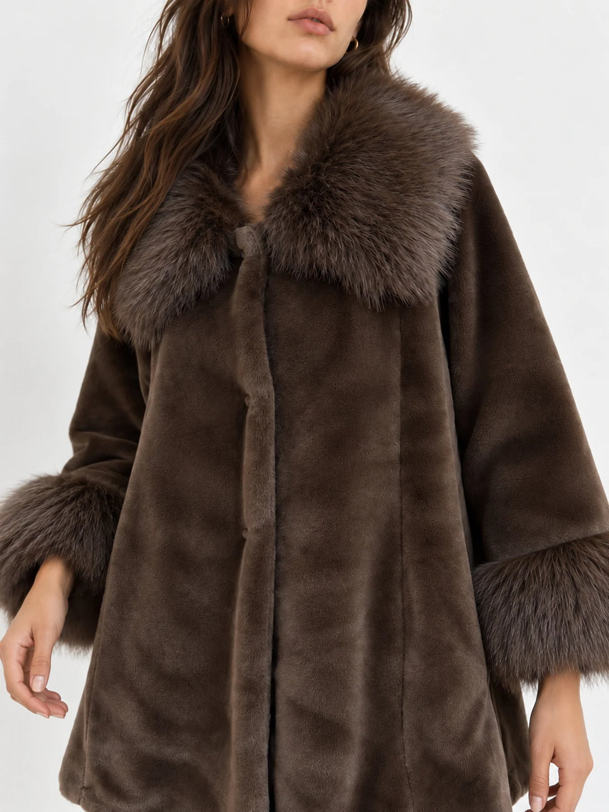 MONROE FAUX FUR COAT