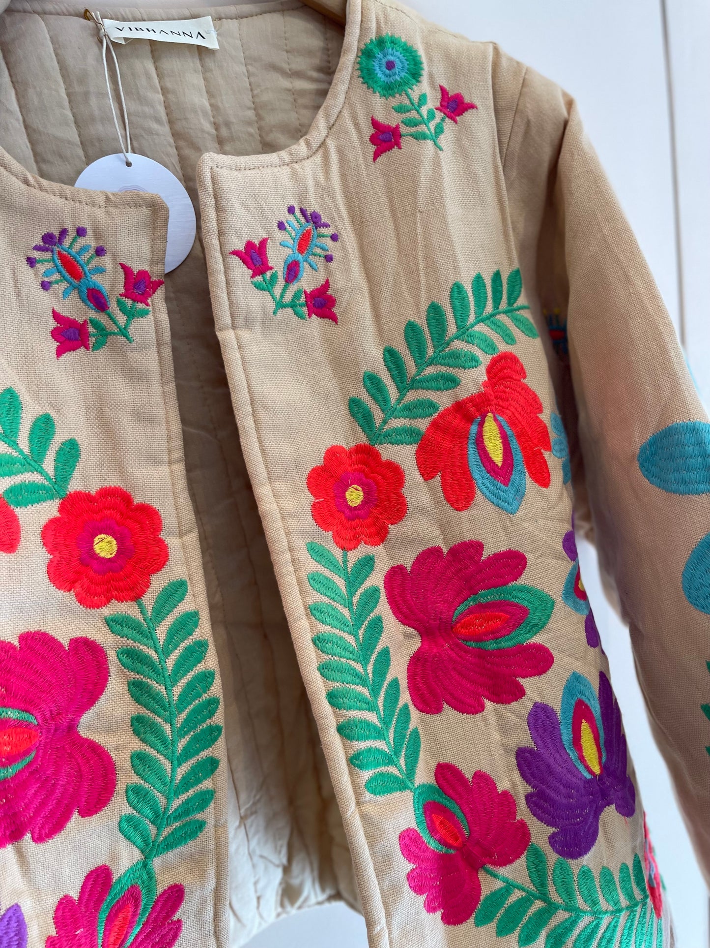 BOTICCELLI | Casaco com flores bordadas