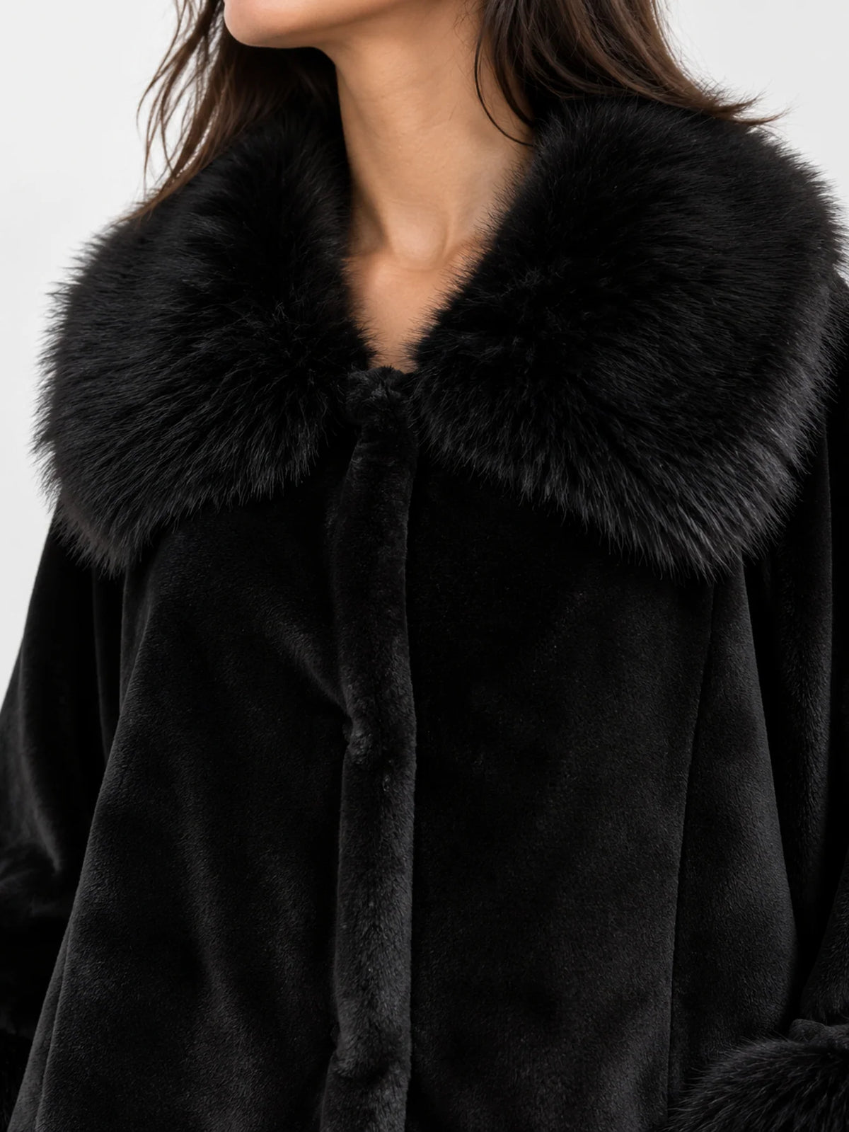 MONROE FAUX FUR COAT