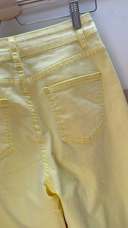 BIG SUN | Jeans wide leg amarelas