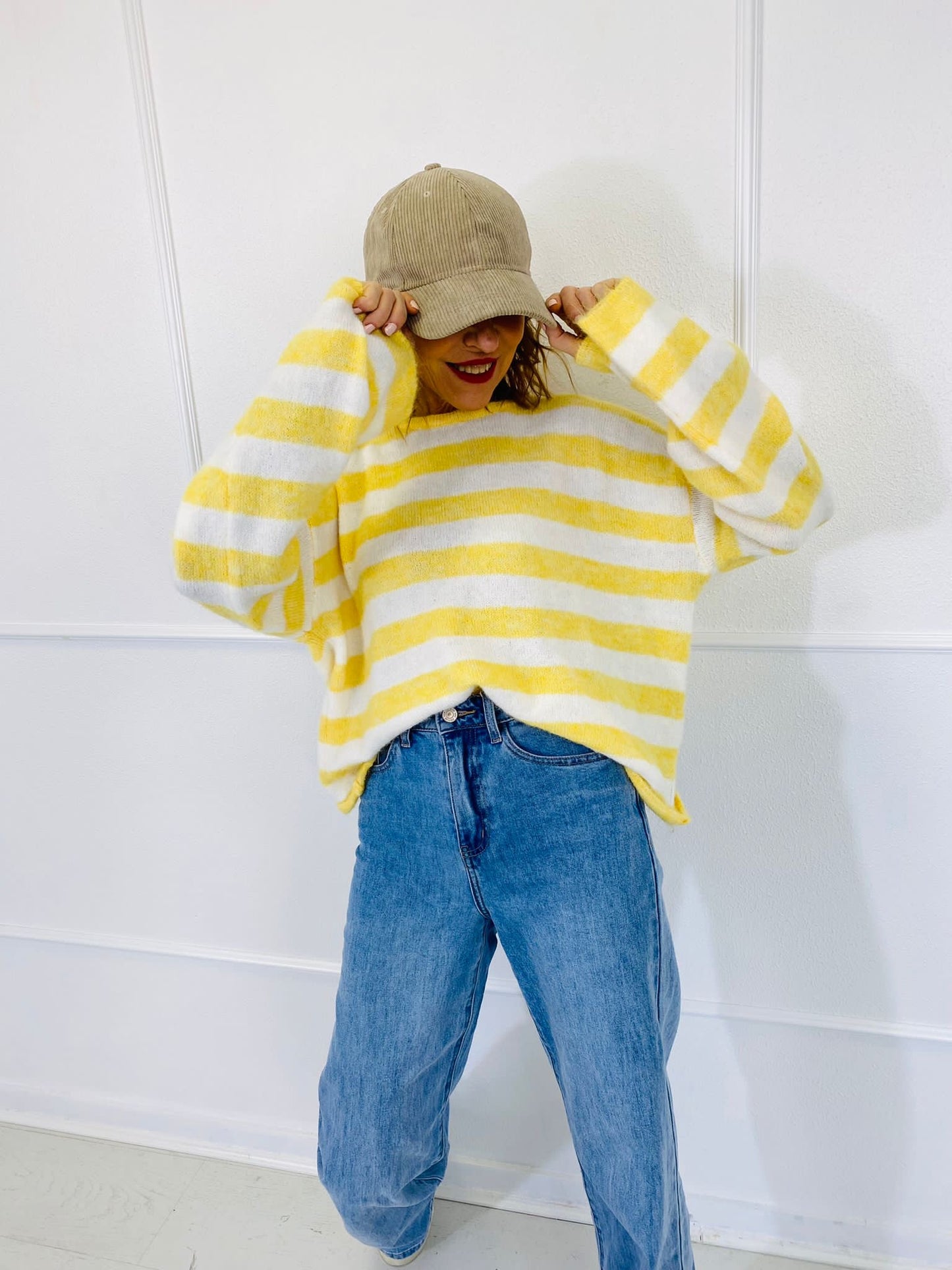 RAYAS | Striped knit open back