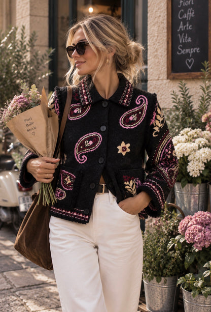 AMALFI PAISLEY JACKET