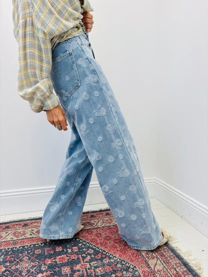 SKY BLOOM JEANS