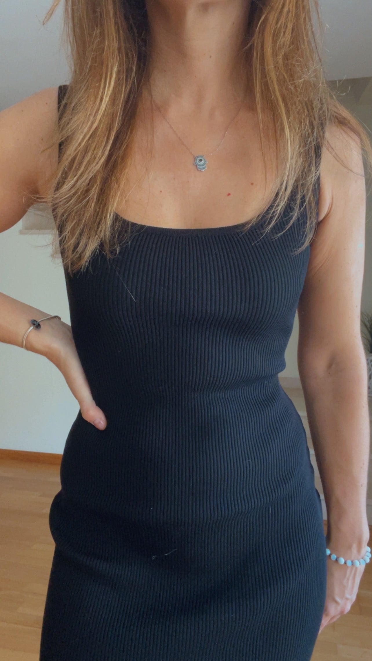 AMÉLIA | Vestido largo de canalé