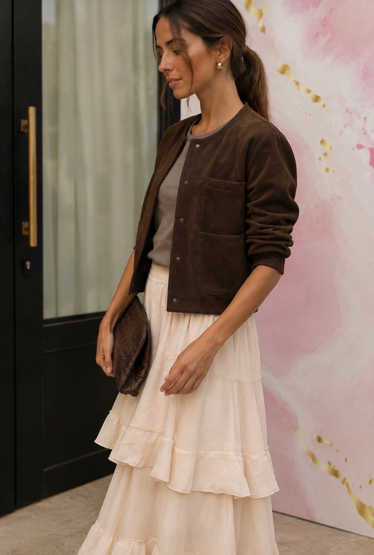SAVANNAH RUFFLE SKIRT