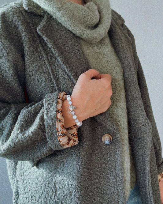 BUDAPEST | Abrigo con forro estampado