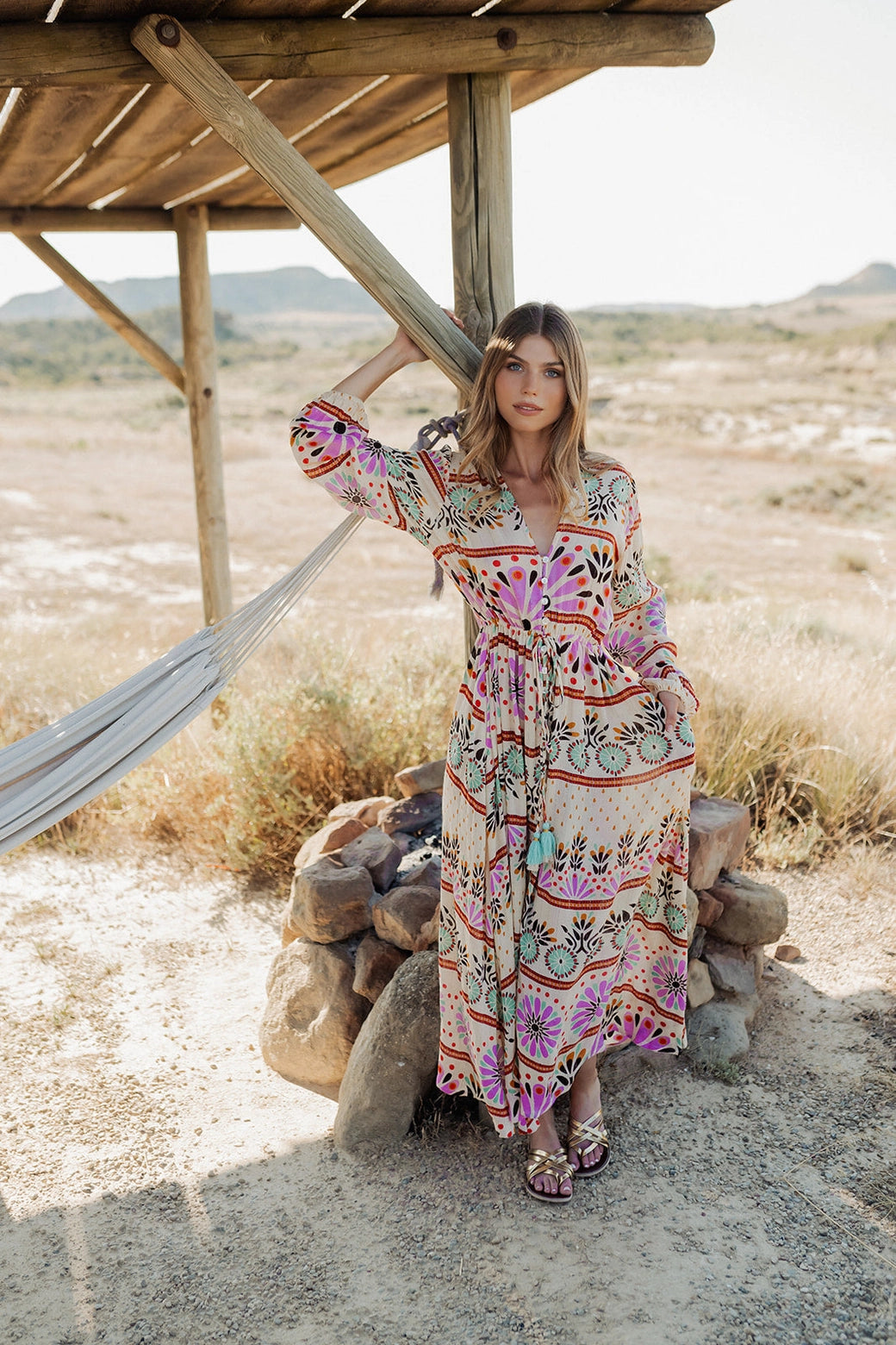 MEDITERRANEAN MAXI DRESS