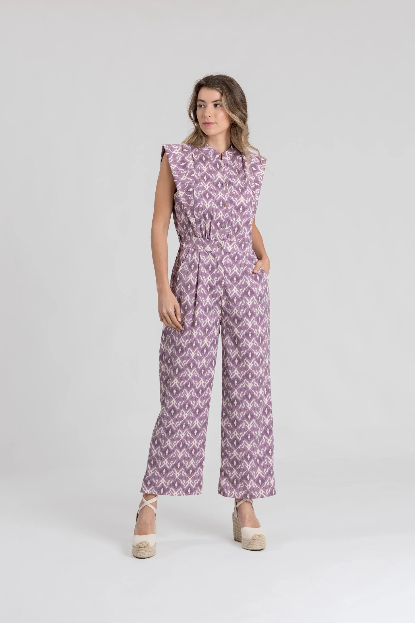 SAL | Macacão com estampado étnico