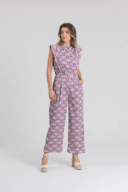 SAL | Macacão com estampado étnico
