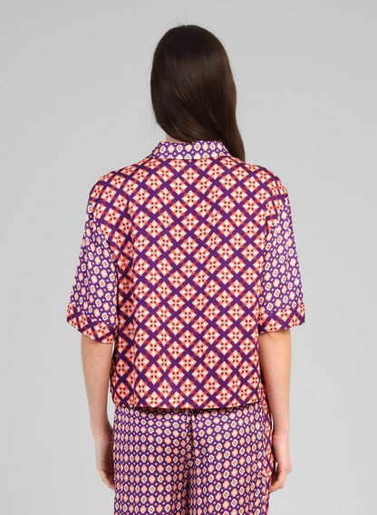 MOSAIC VIOLET SHIRT