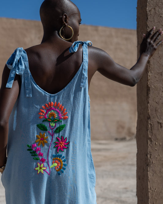 TULUM JUMPSUIT - LIGHT BLUE