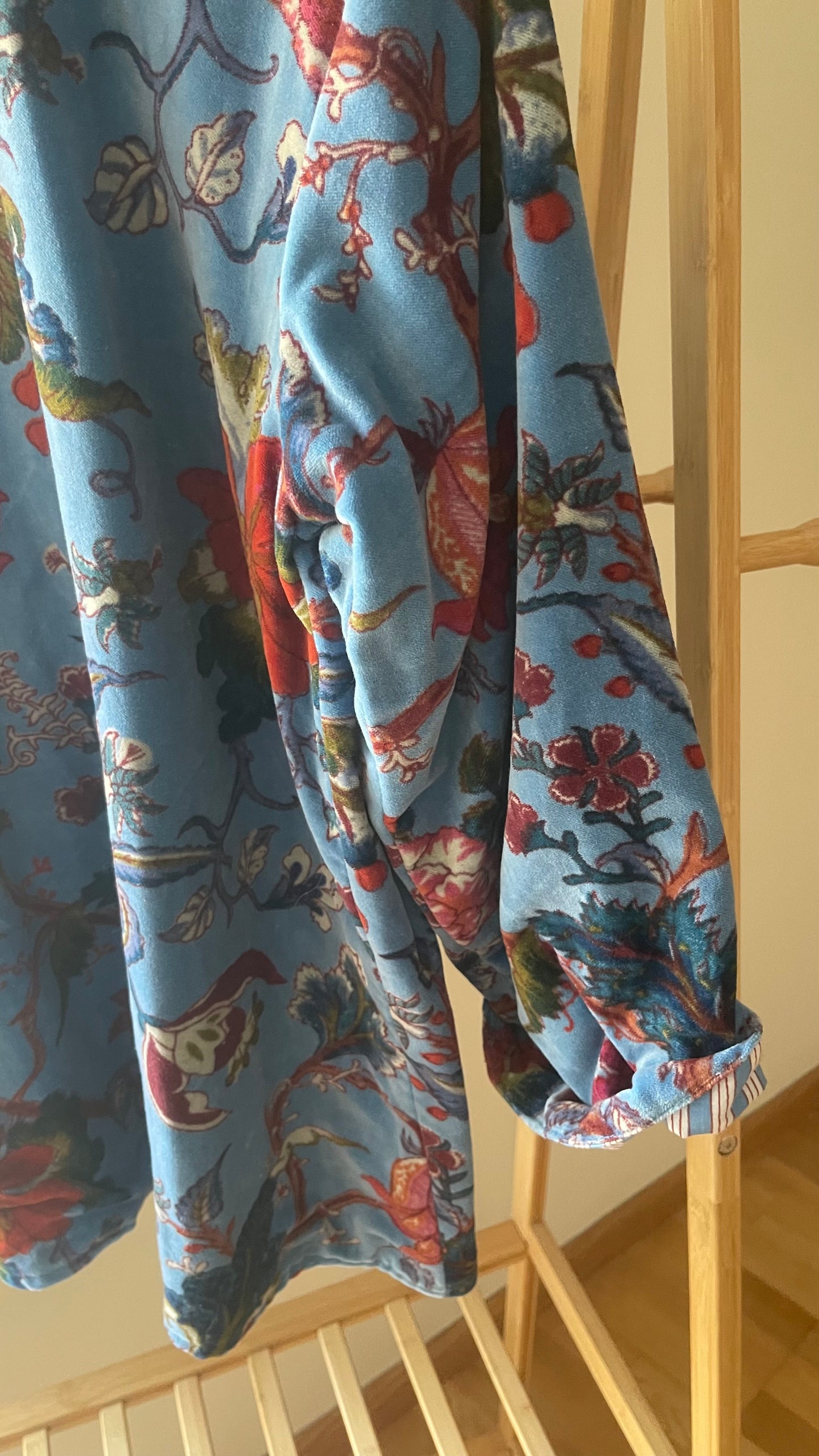 BLUE GARDEN KIMONO JACKET