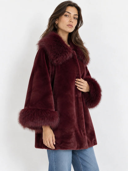 MONROE FAUX FUR COAT
